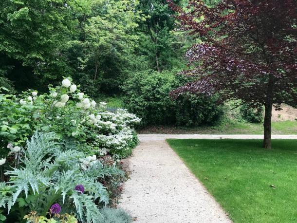 Réhabilitation d’un jardin historique - architectes paysagistes_Chambery_Les allées du jardin à l'Anglaise